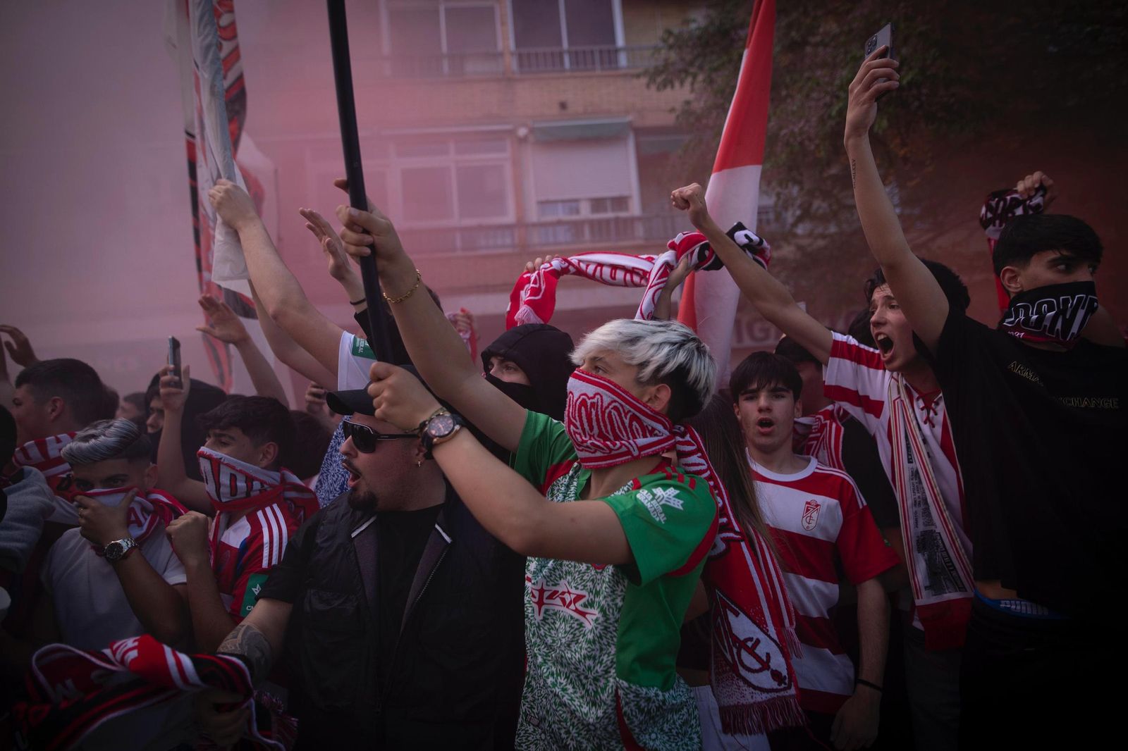 Encuéntrate en la grada de Los Cármenes en el partido del Granada CF-Elche