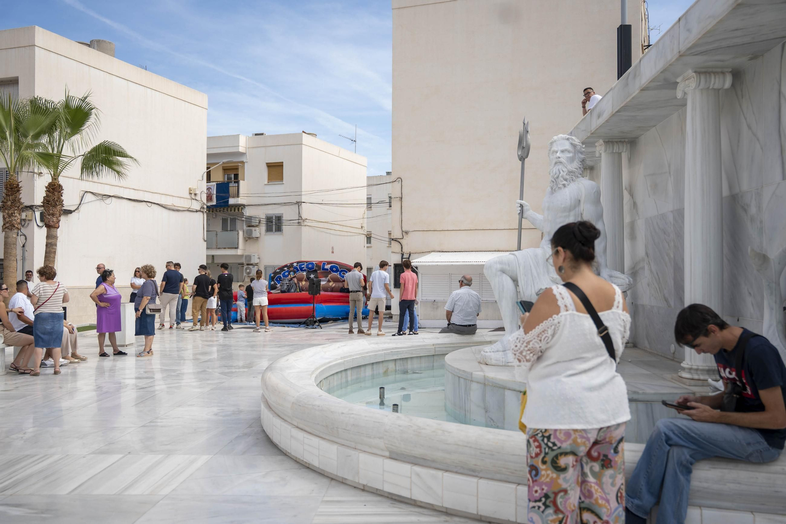 Las imágenes del taller de toros para niños y toro mecánico en Macael