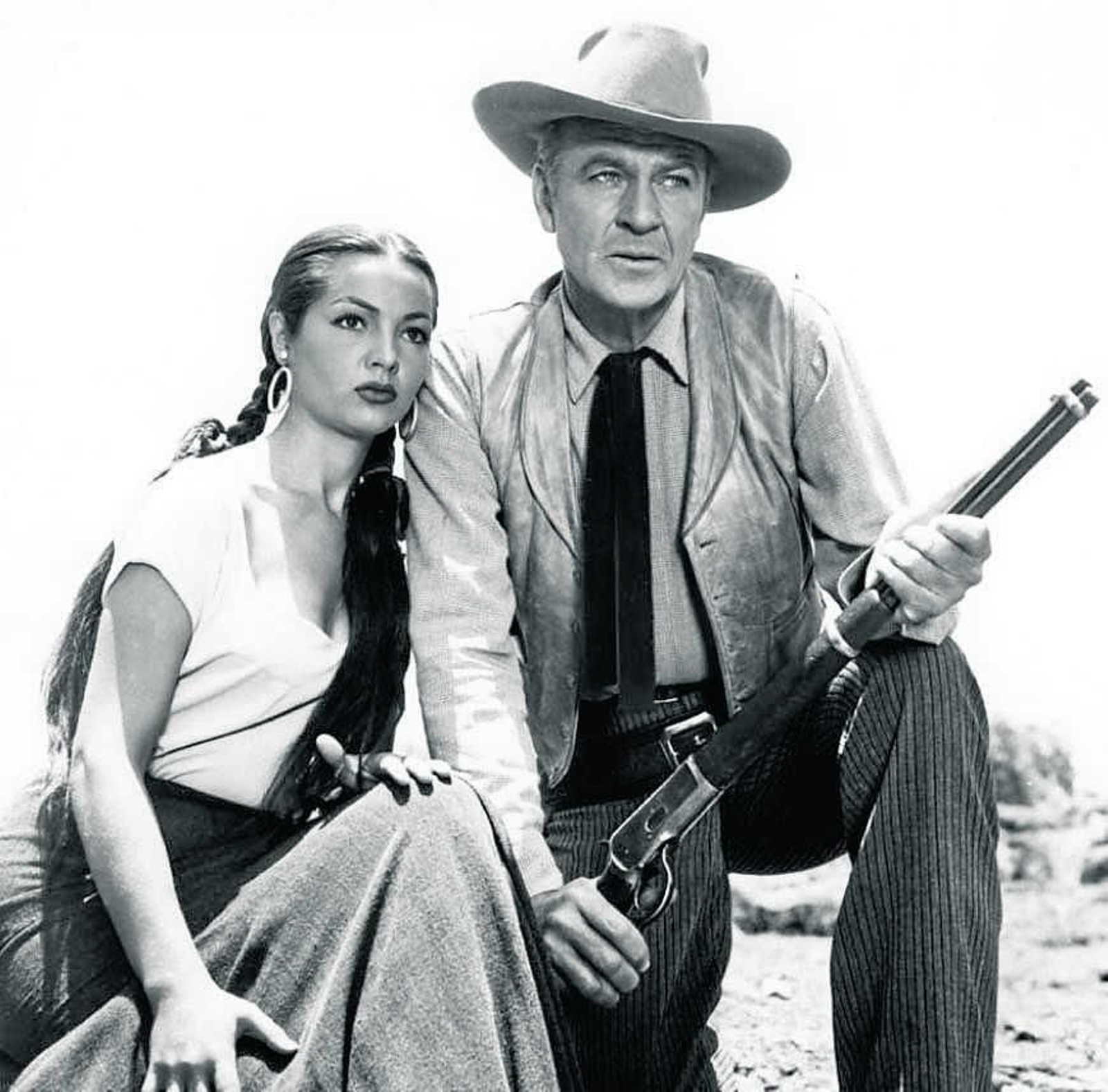 Gary Cooper y Sara Montiel en 'Veracruz'.