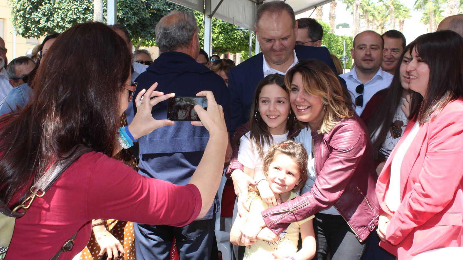 Susana Díaz en Cuevas del Almanzora.