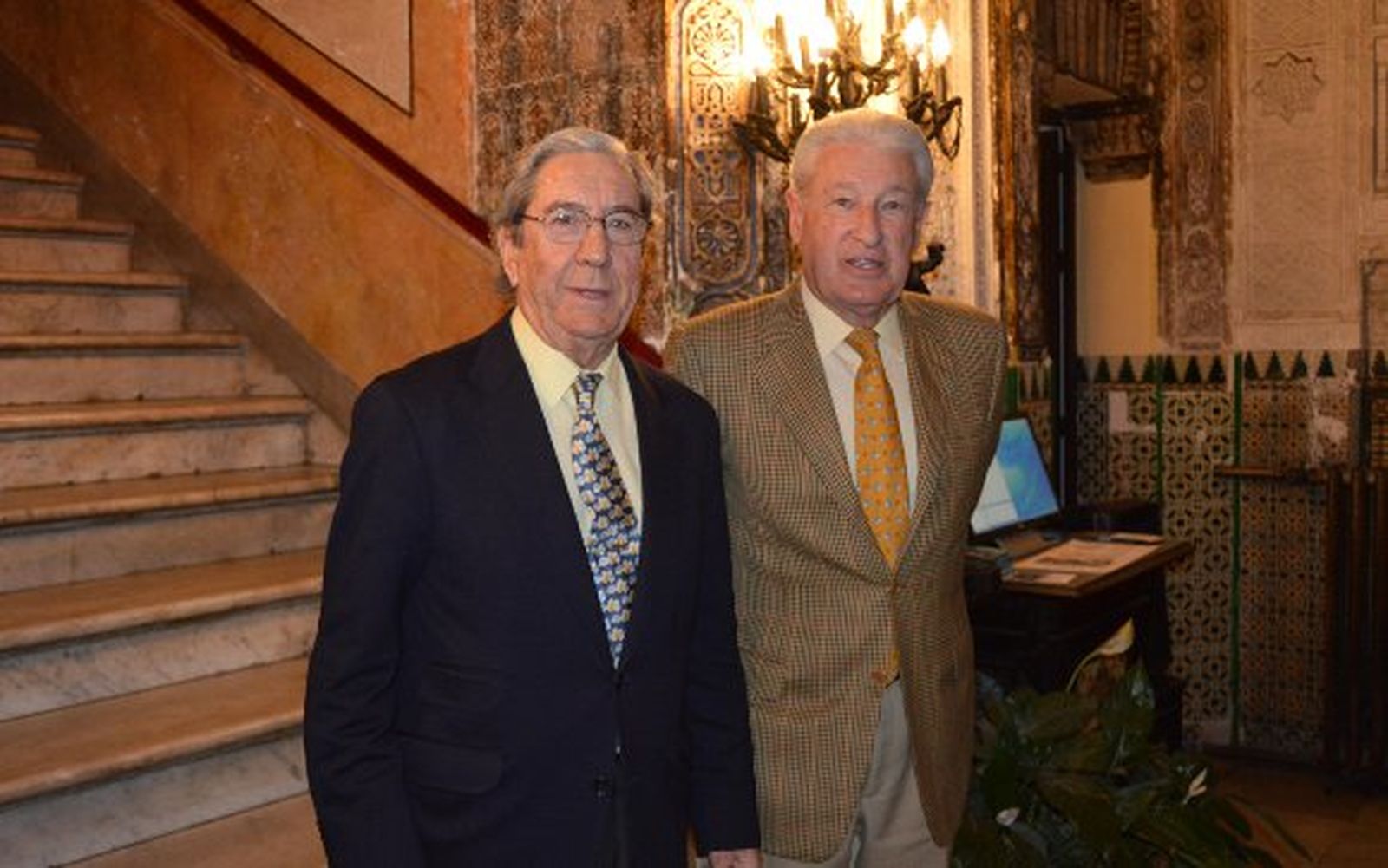 José Manuel Pérez Díaz-Alersi con Miguel Nuche.

Foto: Ignacio Casas de Ciria