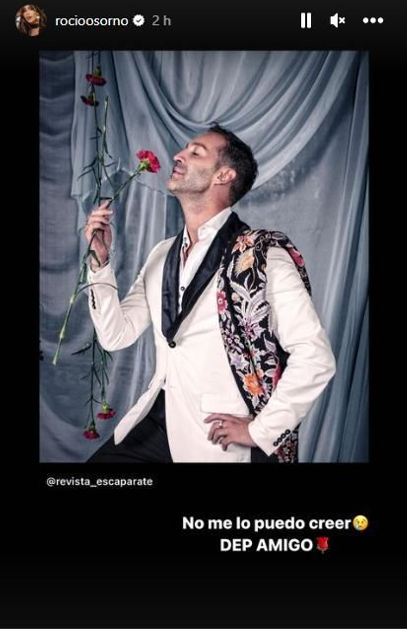 La despedida de Rocío Osorno a Cristo Báñez.