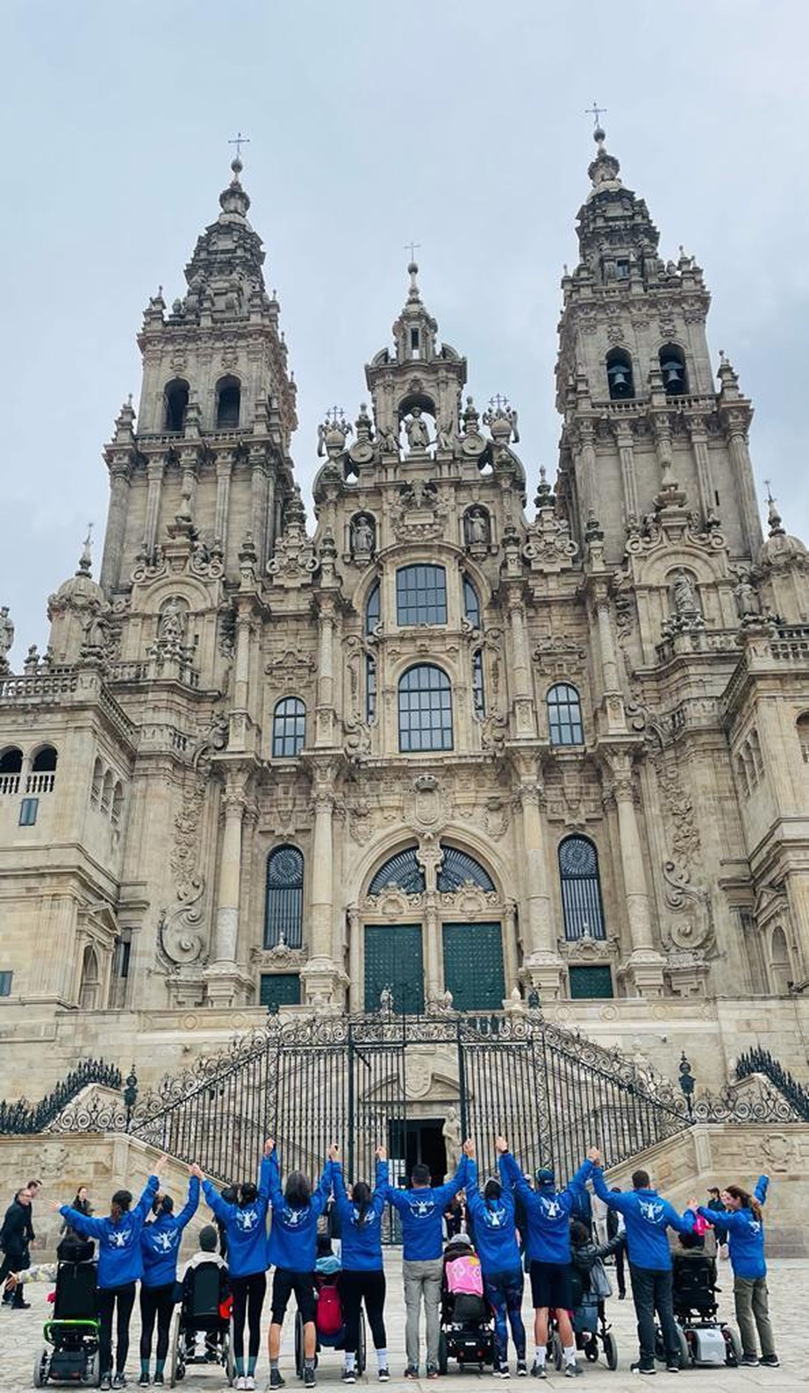 La llegada a Santiago.