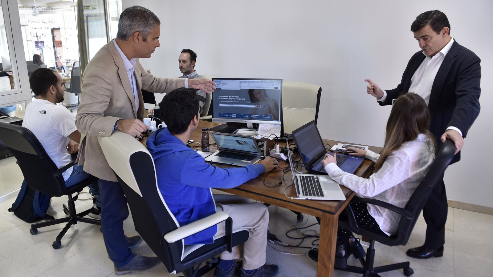 La web de la ‘startup’, pensada para que su uso sea lo más intuitivo posible.