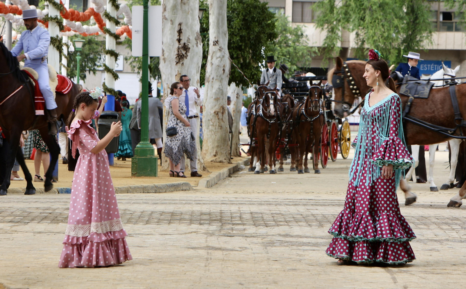 Las imágenes del viernes de Feria