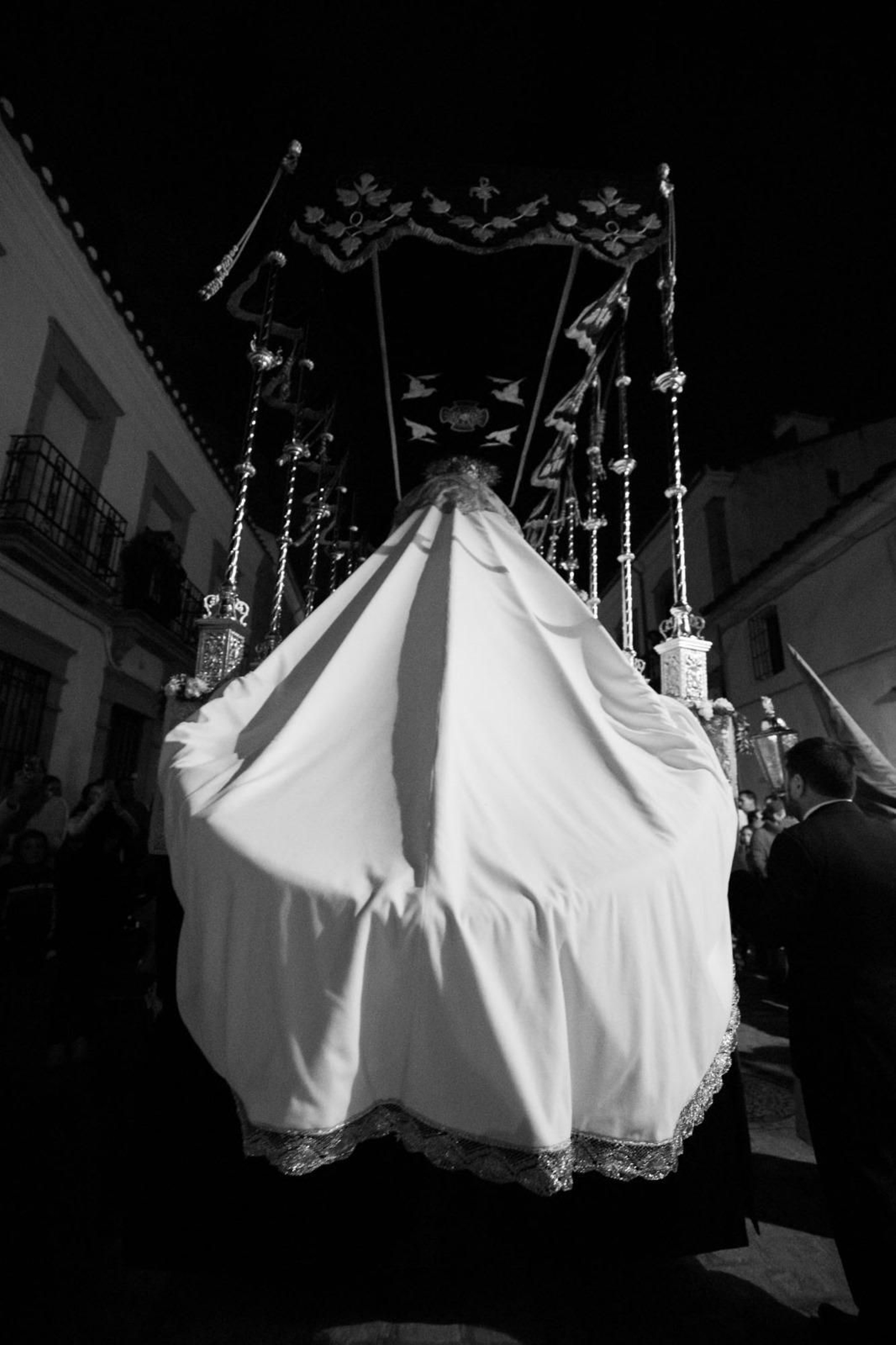 Lunes Santo en Villanueva de Córdoba: Las fotografías del Cautivo y la Virgen de la Paz