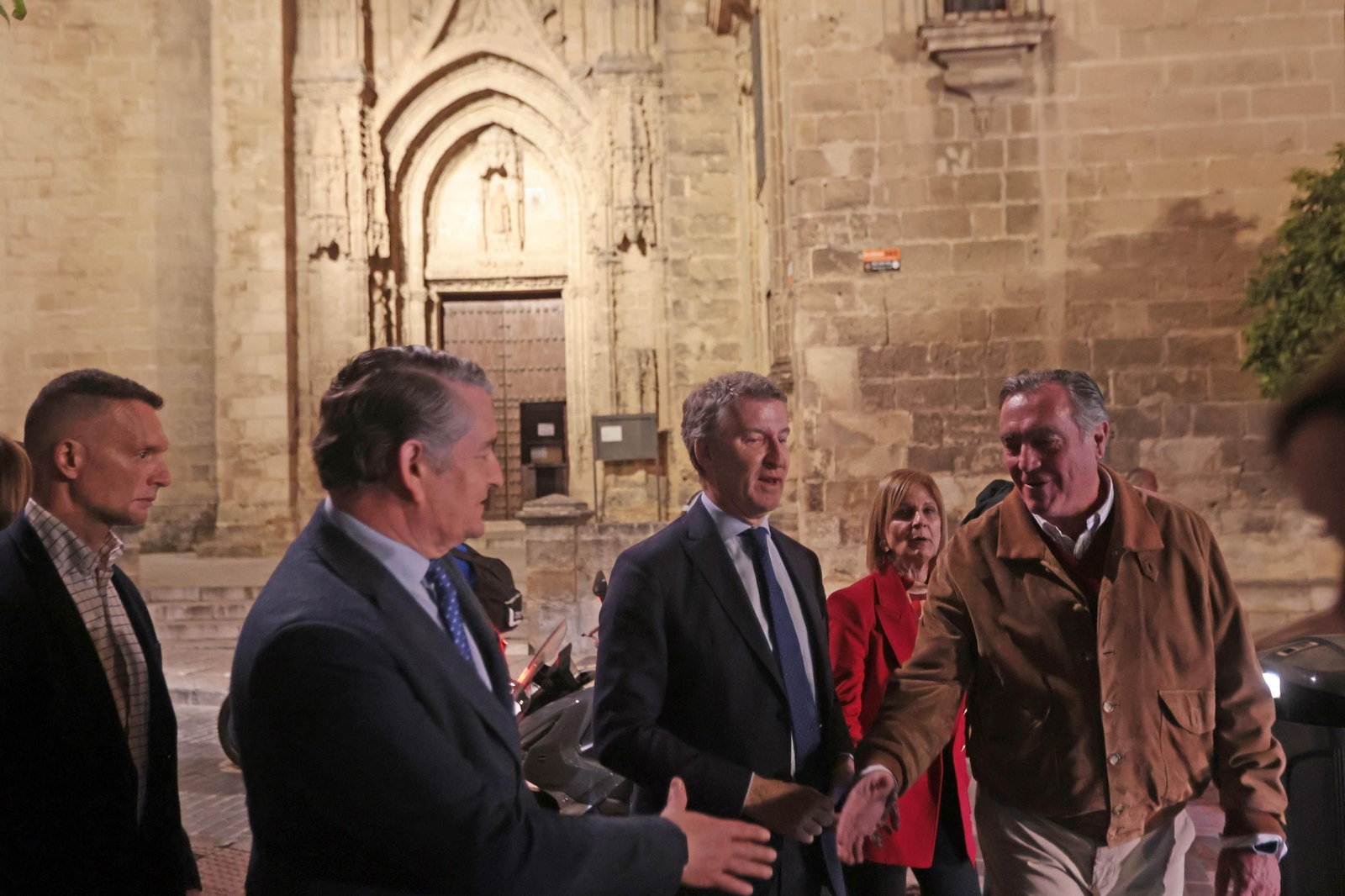 Feijóo de visita en Jerez