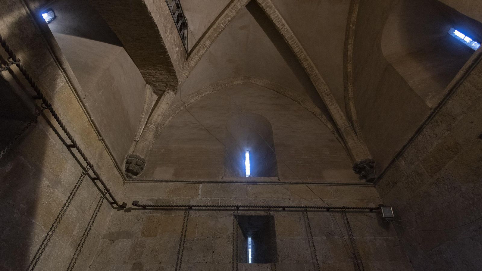 Detalle de la construcción de la torre.