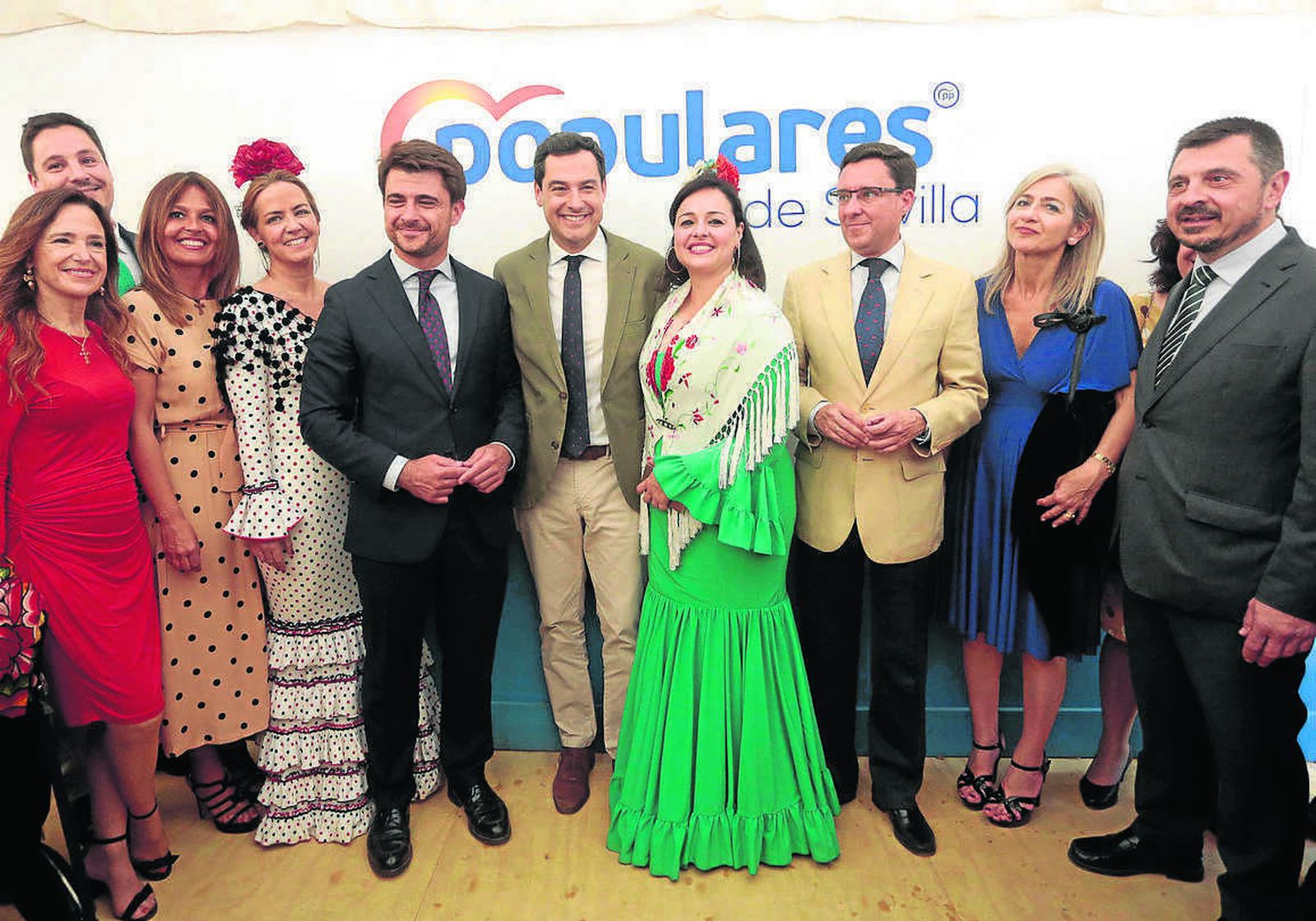 Teresa Jiménez-Becerril, Pepelu García, Evelia Rincón, Sol Cruz-Guzmán, Beltrán Pérez, Juanma Moreno, Virginia Pérez, Juan de la Rosa, Patricia del Pozo y Toni Martín