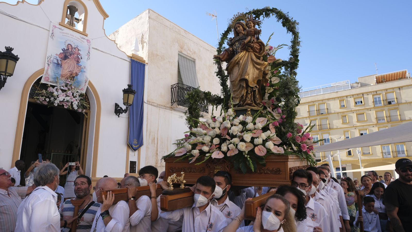 Imágenes de la procesión marinera de la Virgen del Carmen de Garrucha