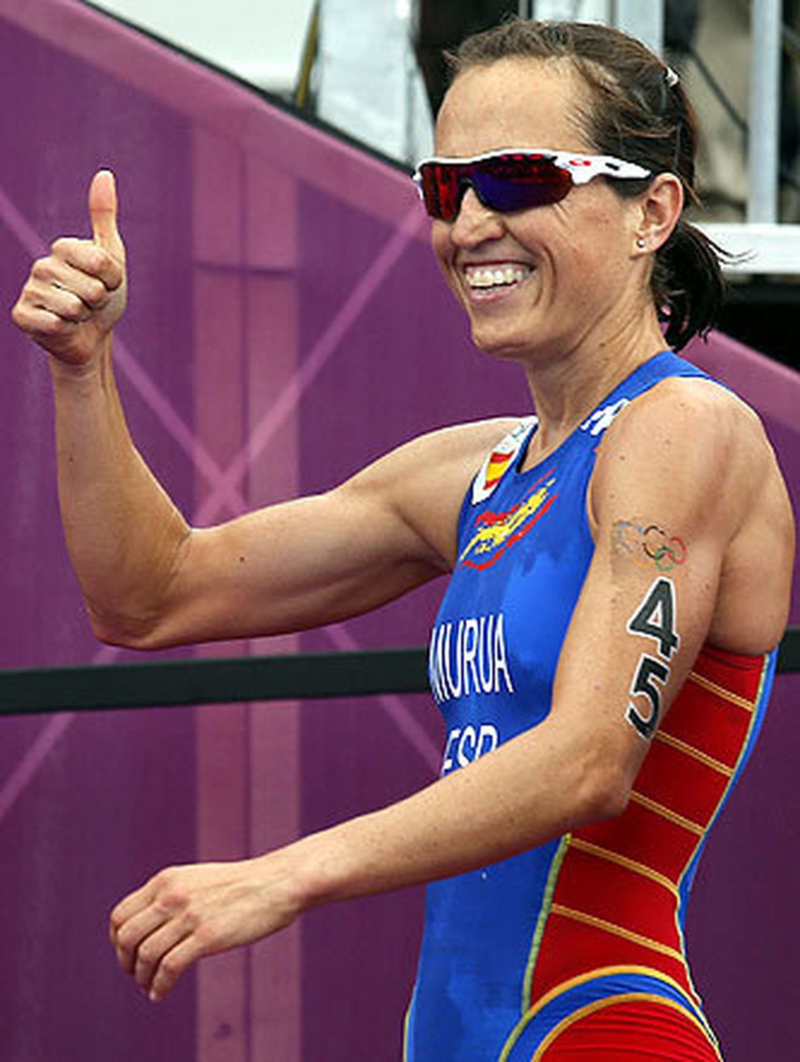 Diploma olímpico para Ainhoa Murúa en triatlón