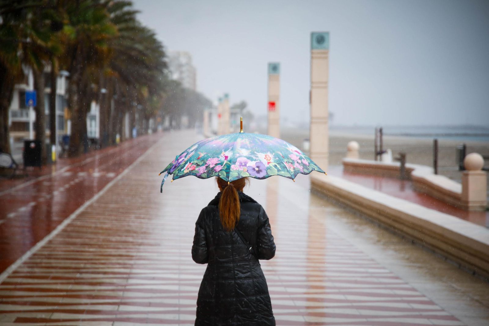 Las mejores imágenes de la lluvia en Almería