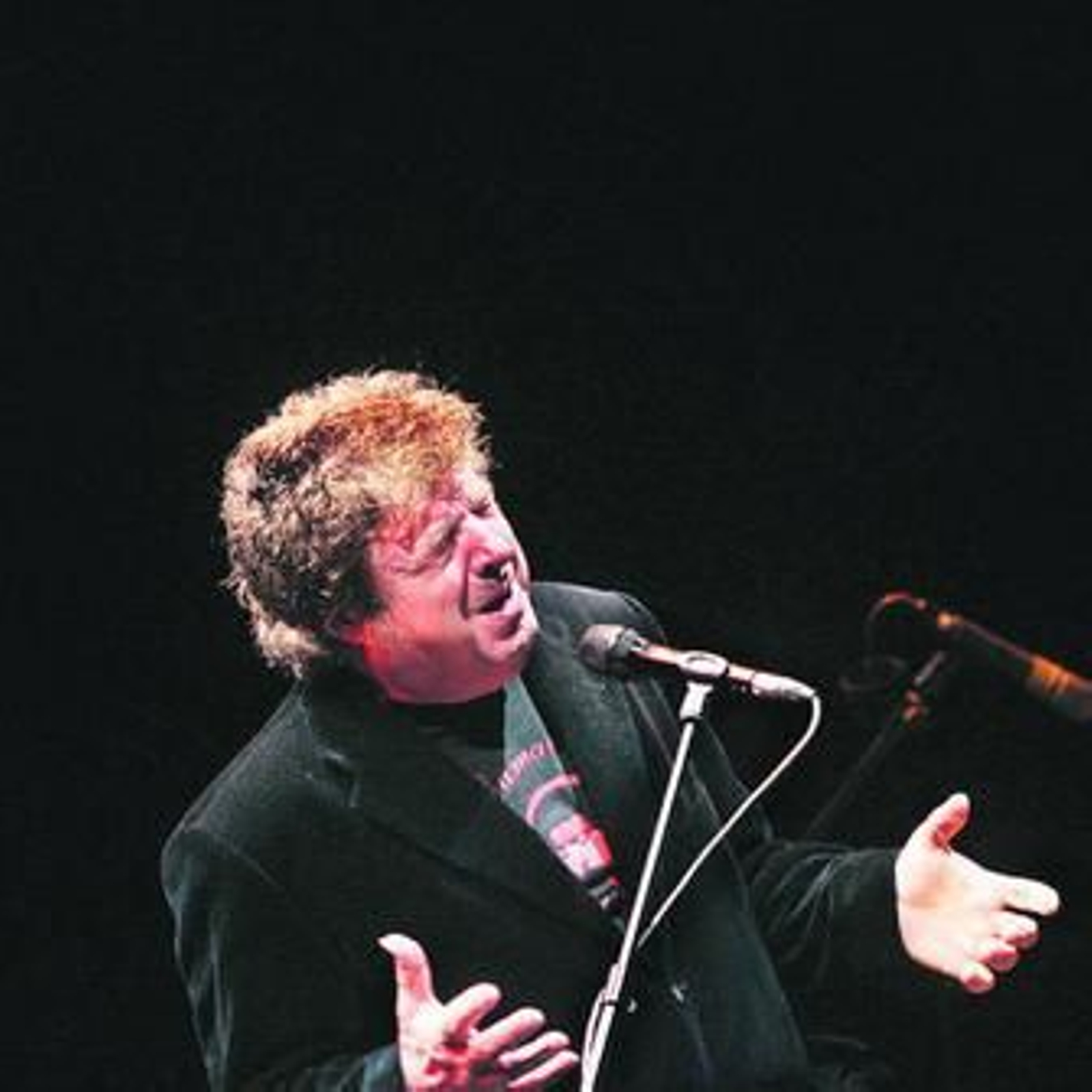 El cantaor, en una actuación.