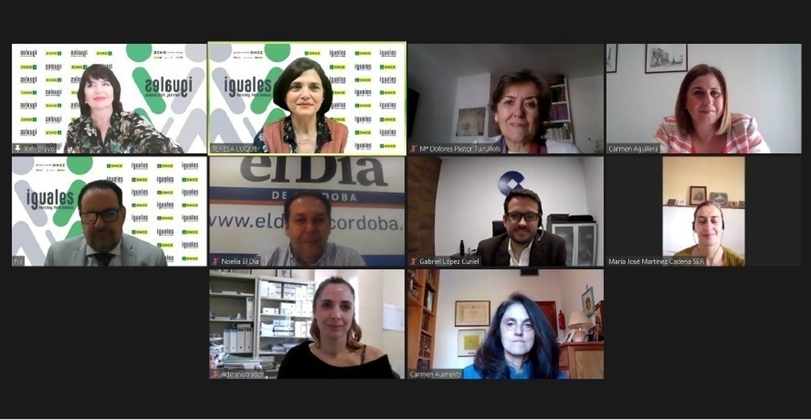 Jurado del 37 Concurso Escolar Social de la ONCE.