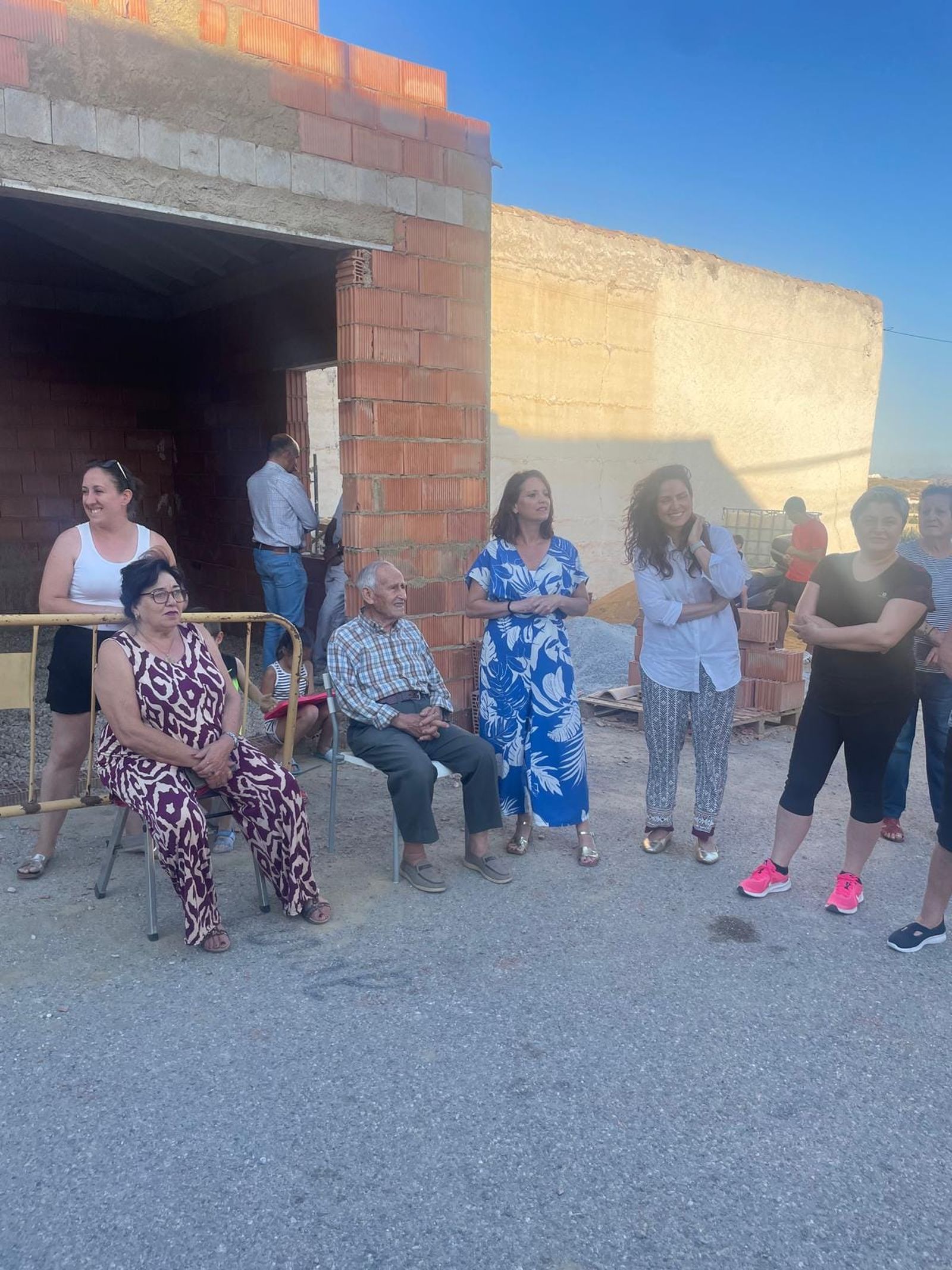 Visita de María del Mar Alfonso a San Roque.