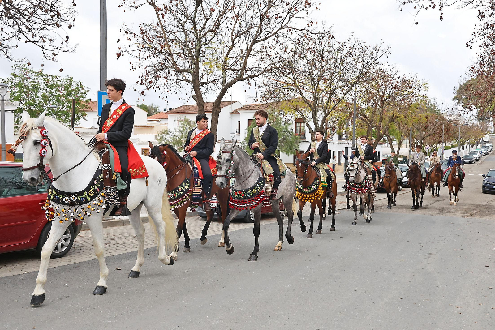 Las imágenes de la romería de San Benito Abad en el Cerro del Andévalo de Huelva