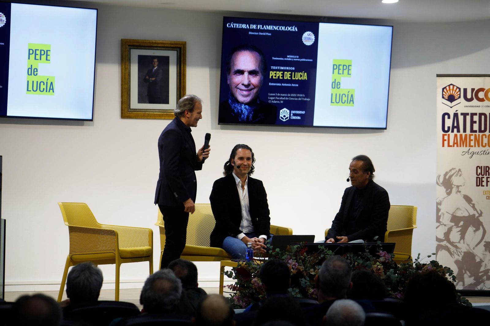 Pepe de Lucía, protagonista de la Cátedra de Flamencología de Córdoba, en imágenes