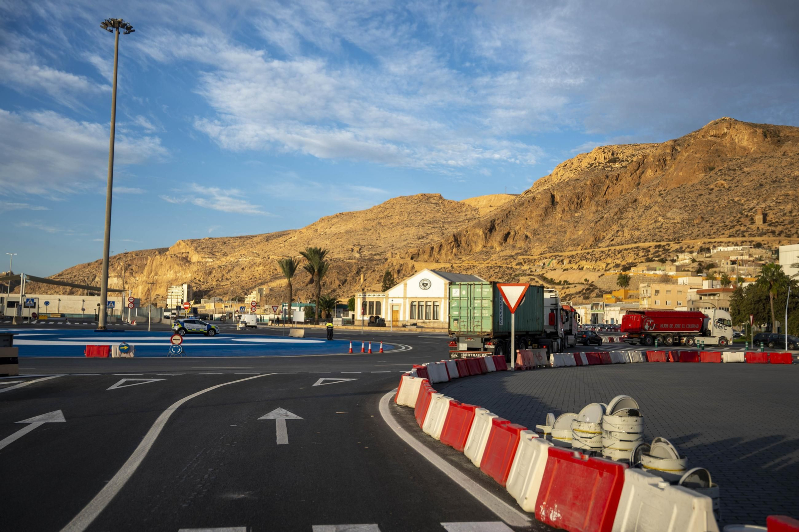 En imágenes las obras del Puerto Ciudad de Almería