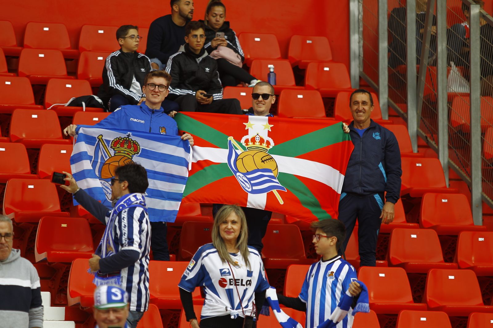 Imágenes del partido U.D. Almería-Real Sociedad