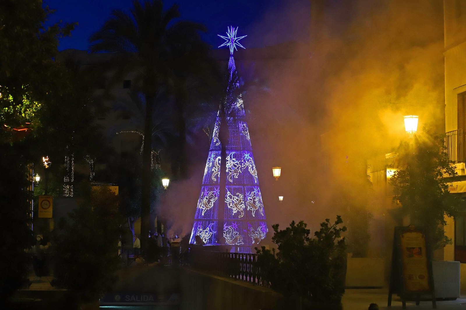 Encendido del alumbrado de Navidad 2020 en Jerez