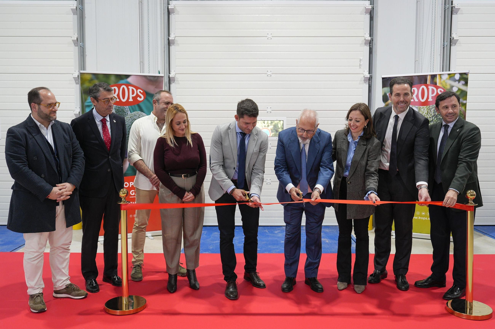 Inauguración de la planta Trops en Casares