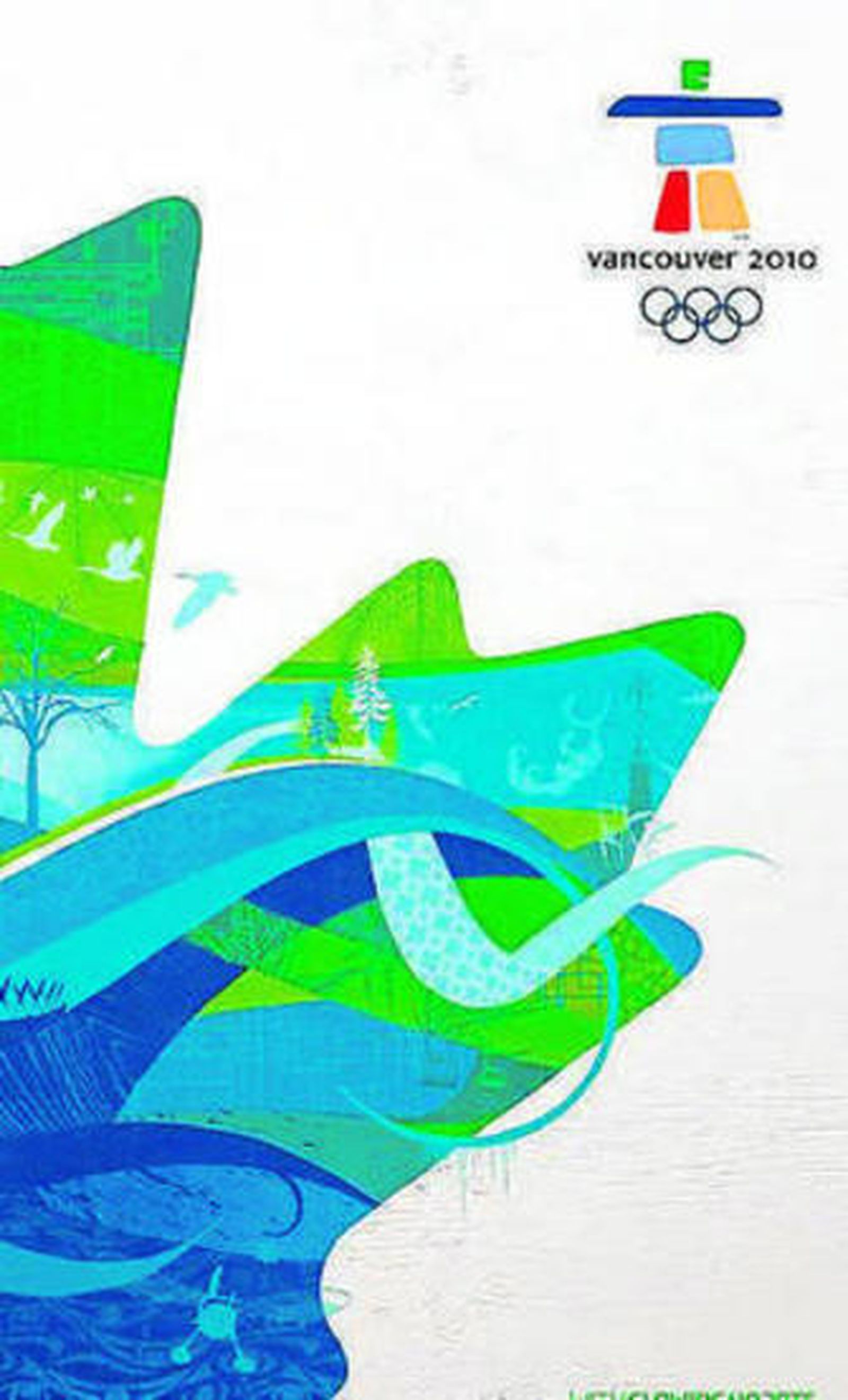 Cartel anunciador de los JJOO