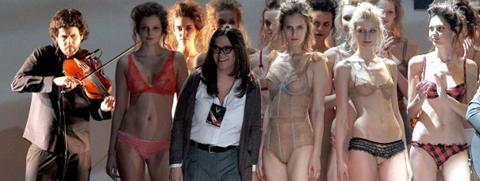 Desfile de Guillermina Baeza en la pasada edición de la semana de la moda de Madrid. EFE/ Javier Lizón