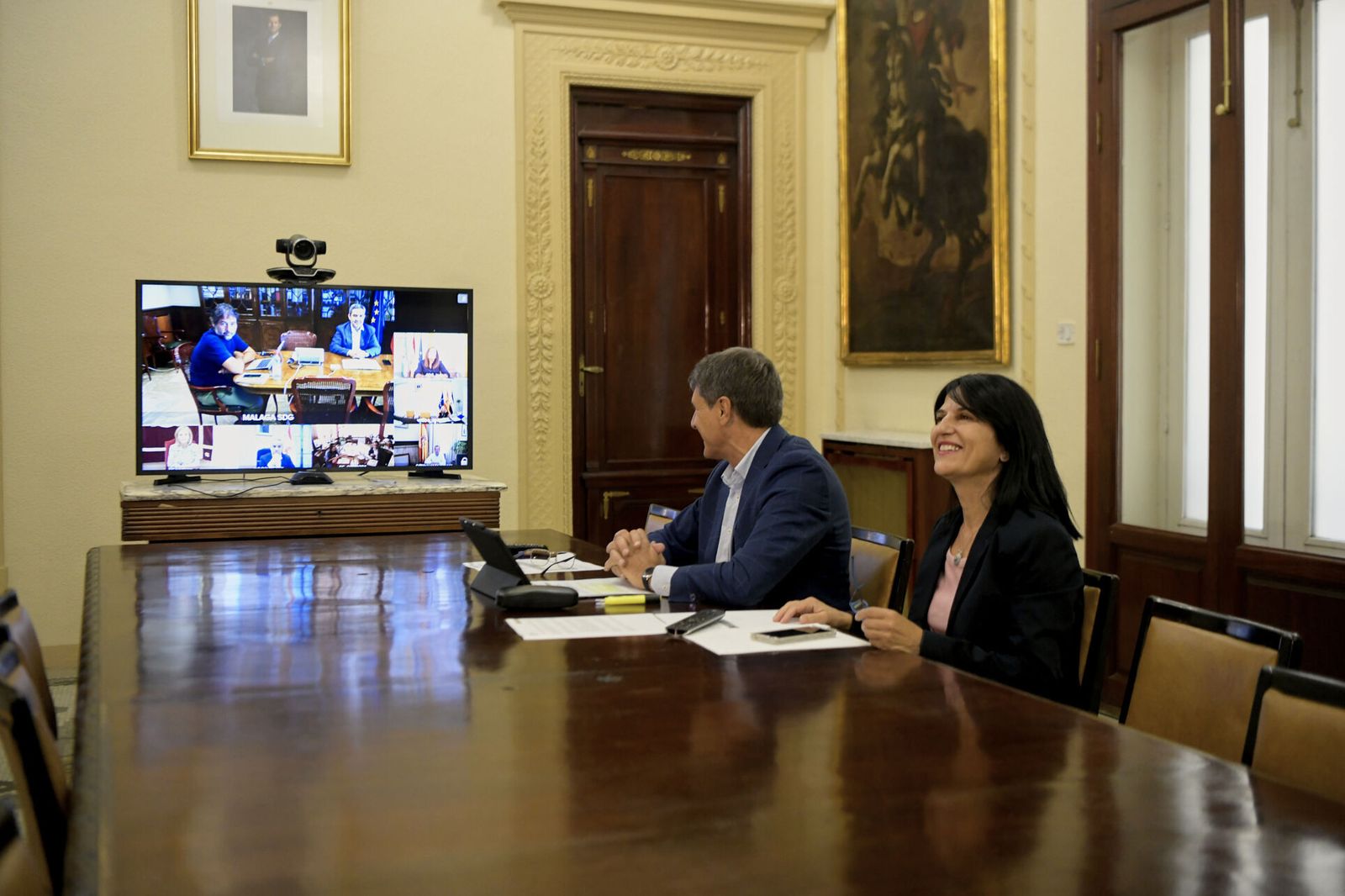 Reunión de seguimiento del PFEA con Fernández y Calahorro