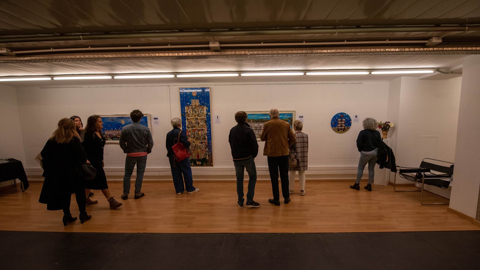 La inauguración de la exposición 'Arquitectura imposible' de Marga Guinea en Alcultura, en imágenes