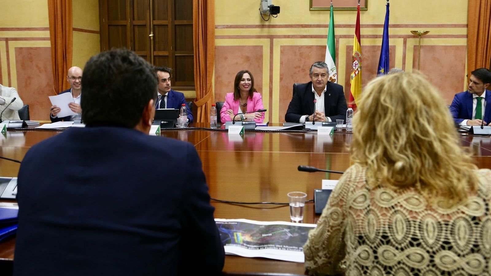 Reunión de la Presidencia, en el Parlamento de Andalucía. Reunión de la Presidencia, en el Parlamento de Andalucía.
