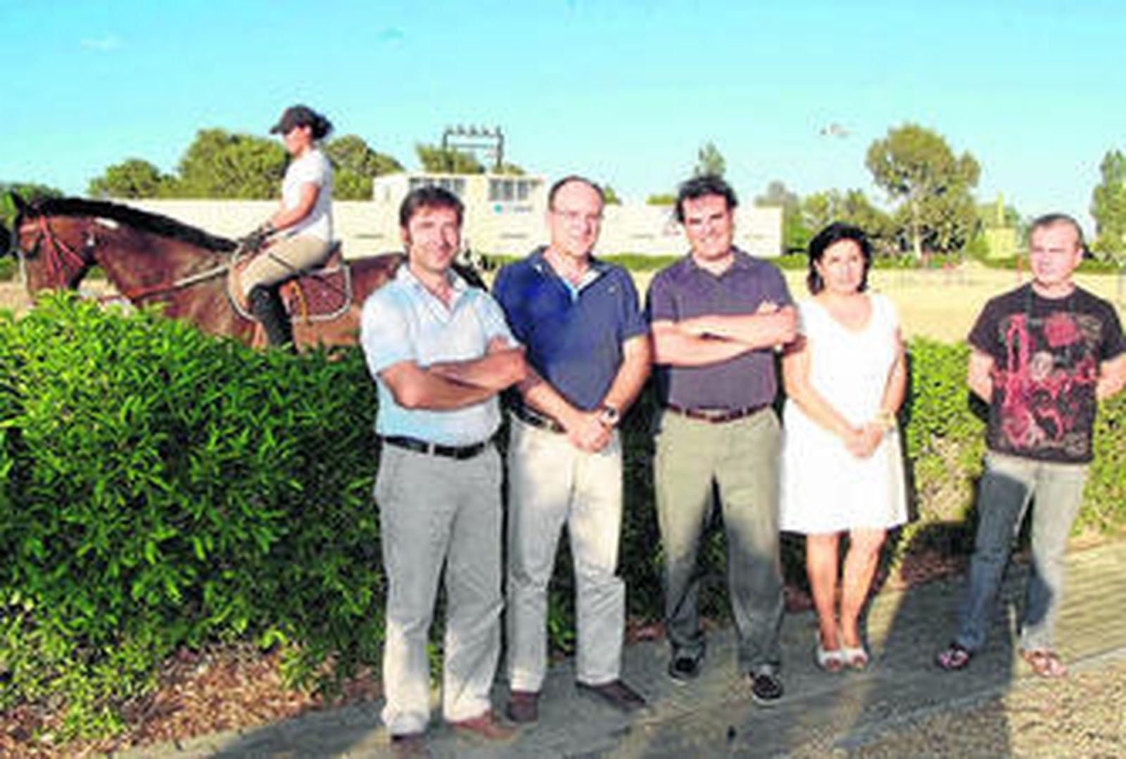 Jesús Calvache, Rafael Monterreal, Daniel Montiel, Rosa Agüero y Juan Manuel Ocaña.
