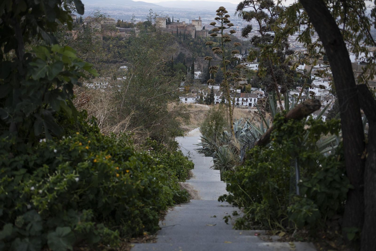 Fotos de San Miguel Alto, el barrio de Granada que pende de un hilo