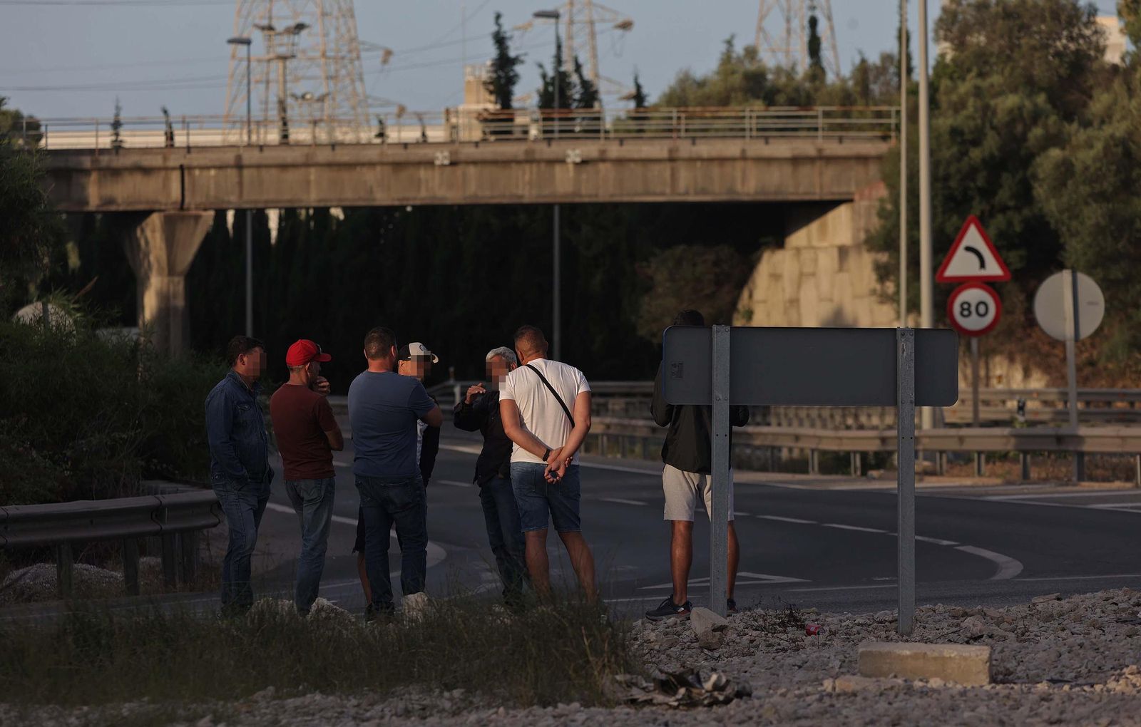 Fotos de la jornada del miércoles de la huelga del metal en el Campo de Gibraltar