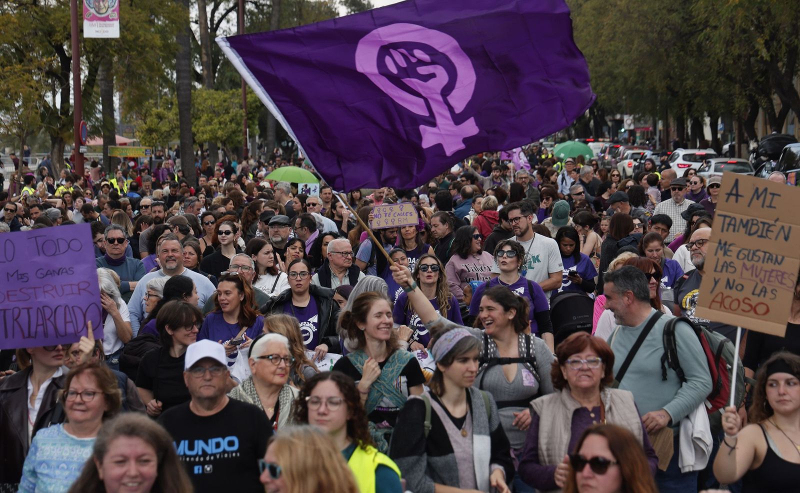 Las imágenes de la Manifestación del 8M en Sevilla