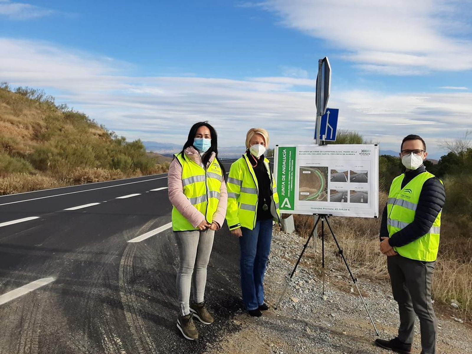 Tahal y Partaloa ya tienen carreteras más seguras
