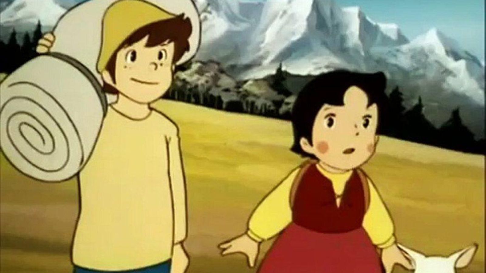 Heidi y su amigo Pedro