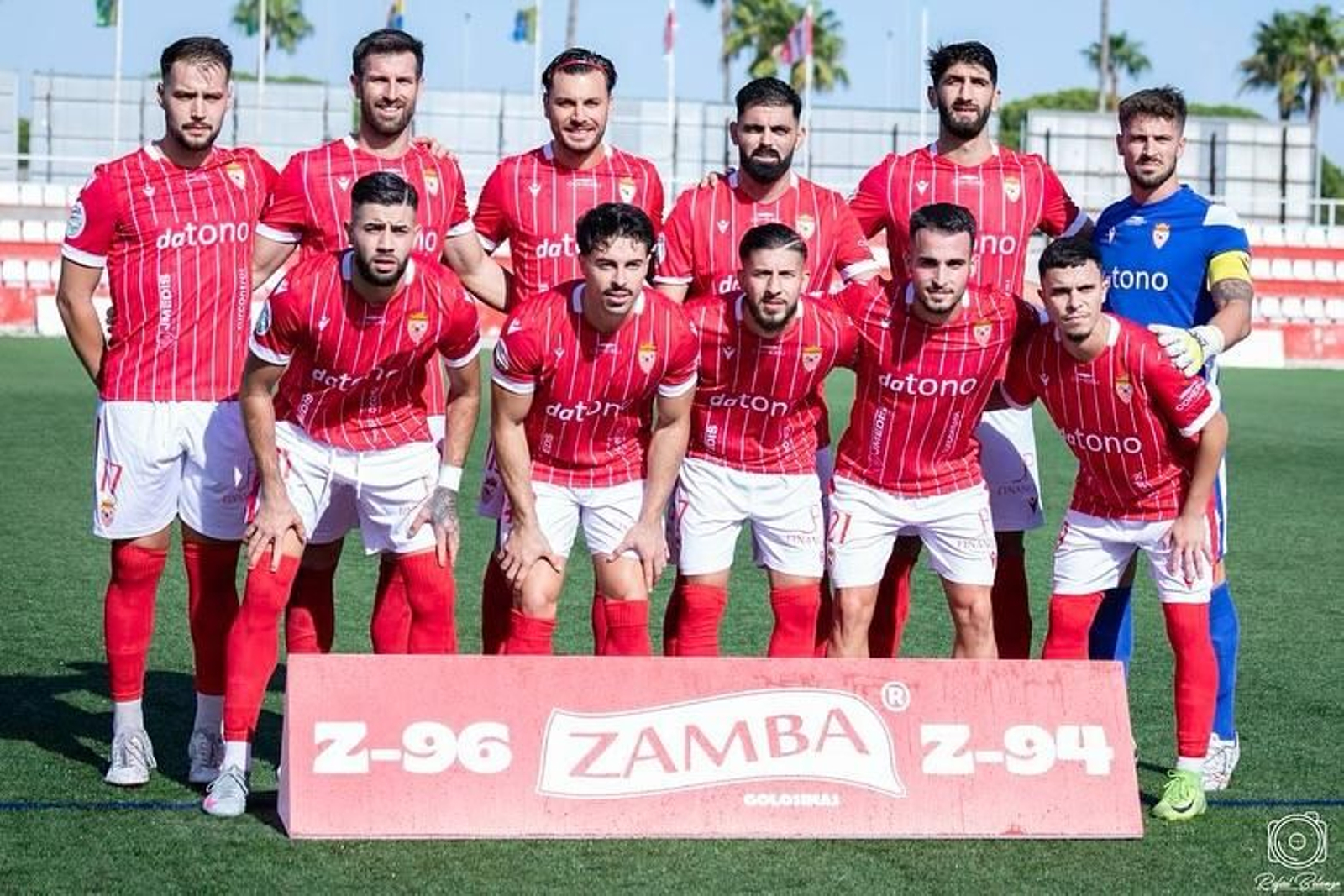 Formación racinguista en la última jornada.