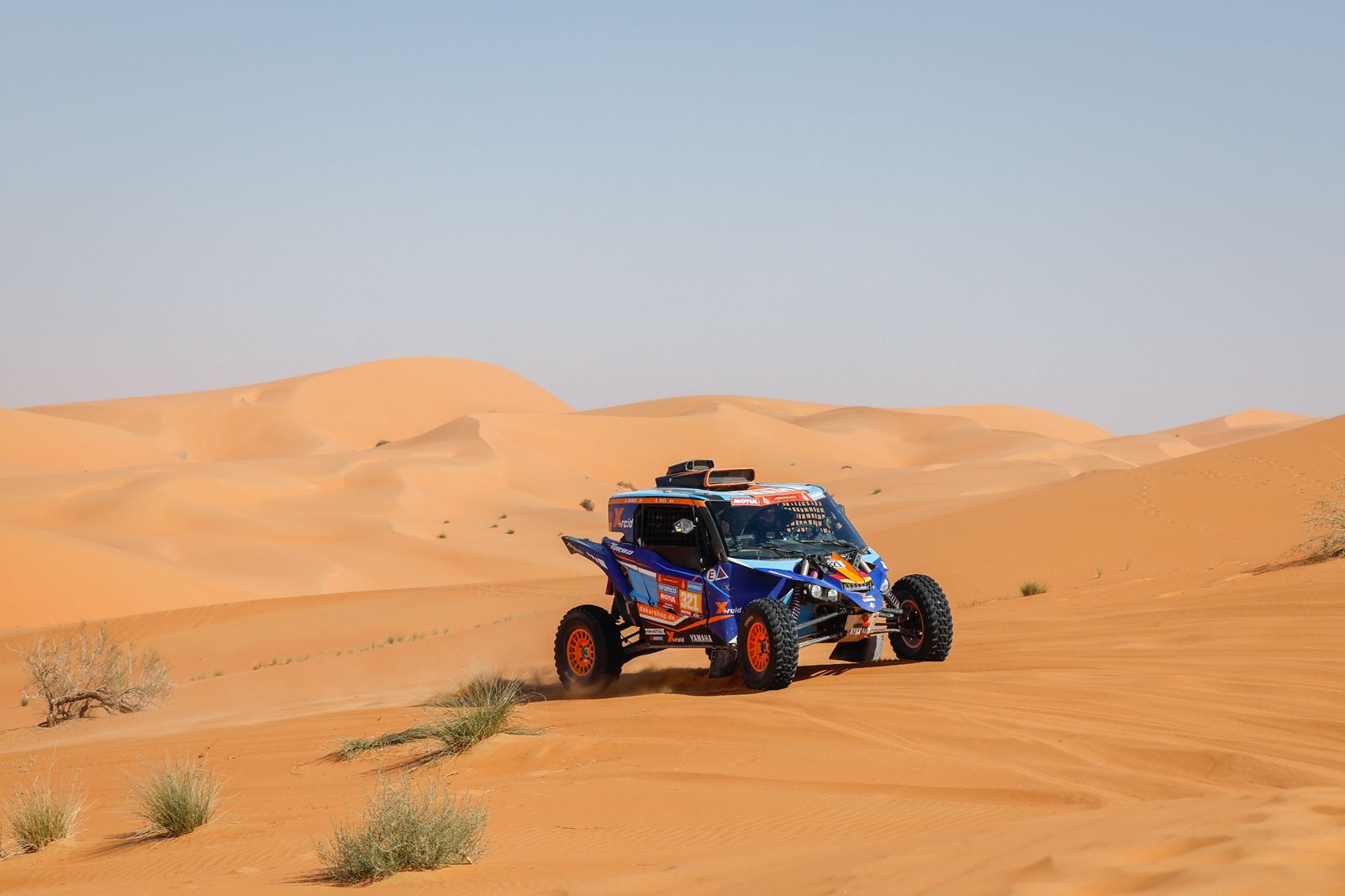 Las mejores fotos del Dakar por las dunas