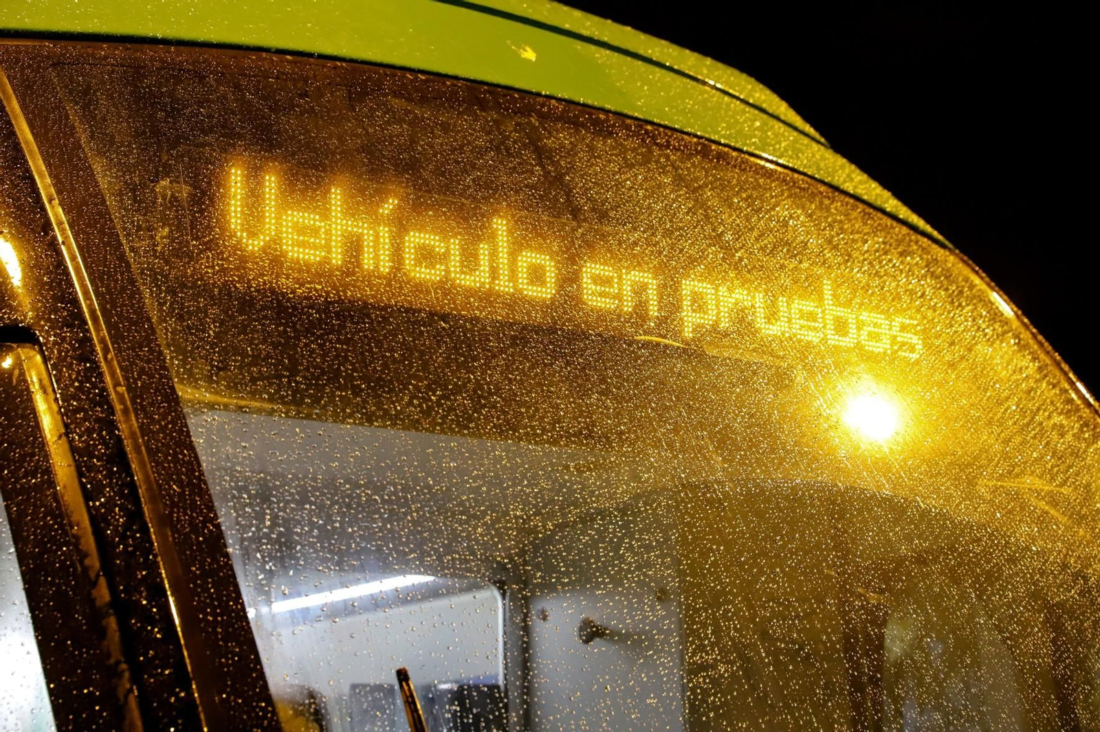 Vehículo en pruebas.