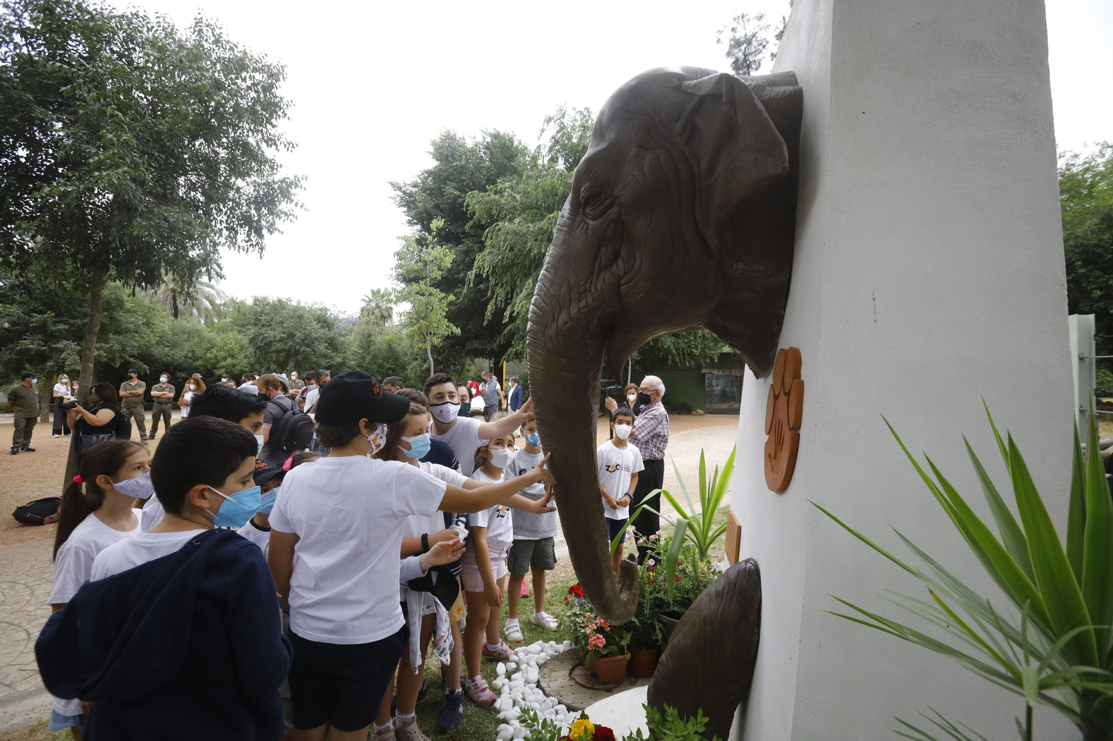 El homenaje en el zoo de Córdoba a la elefanta Flavia, en fotografías