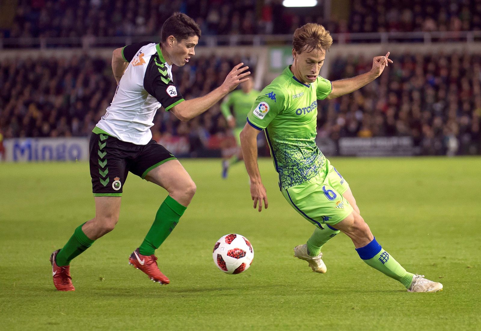 Un momento del partido