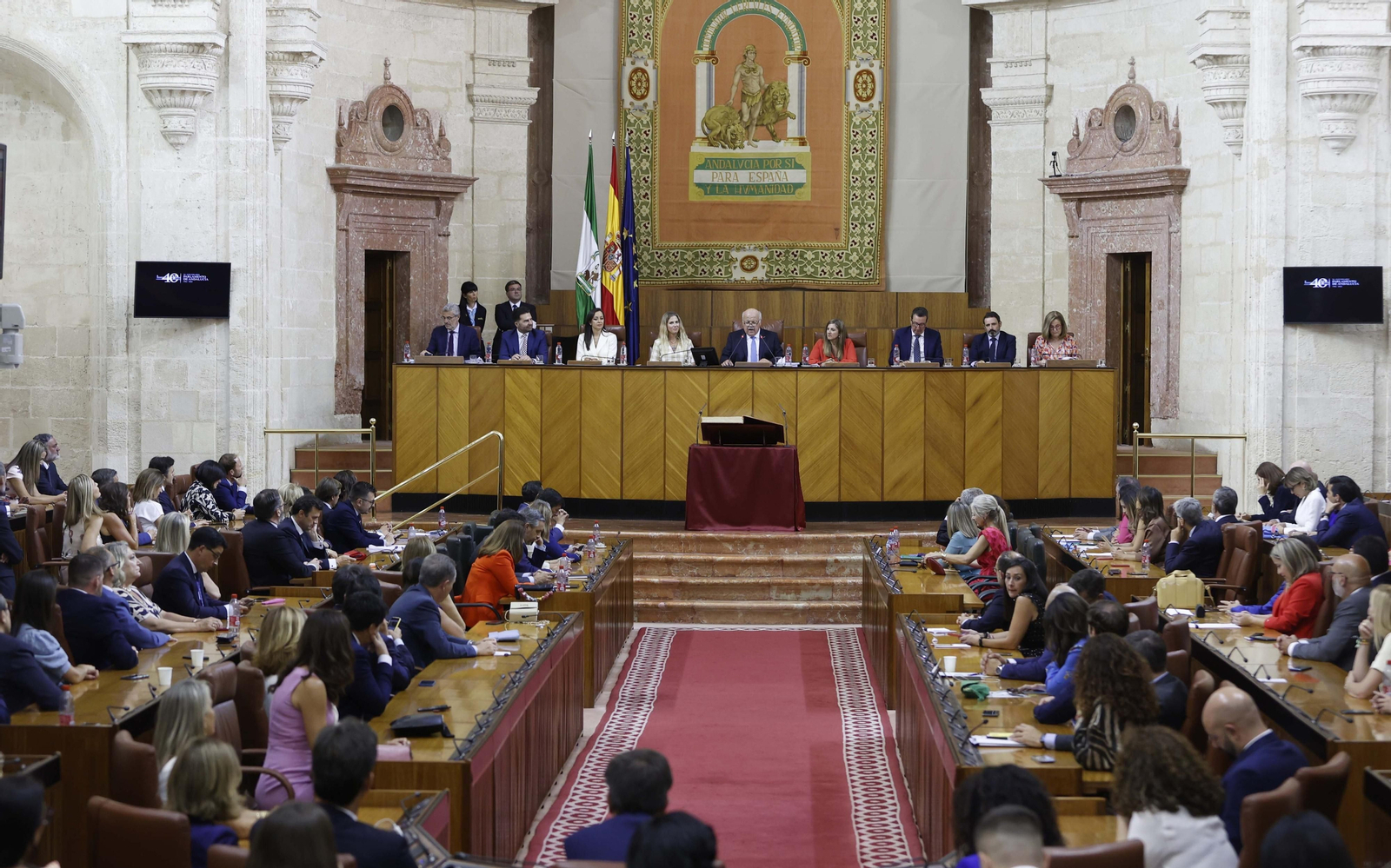 La constitución del Parlamento andaluz, todas las imágenes