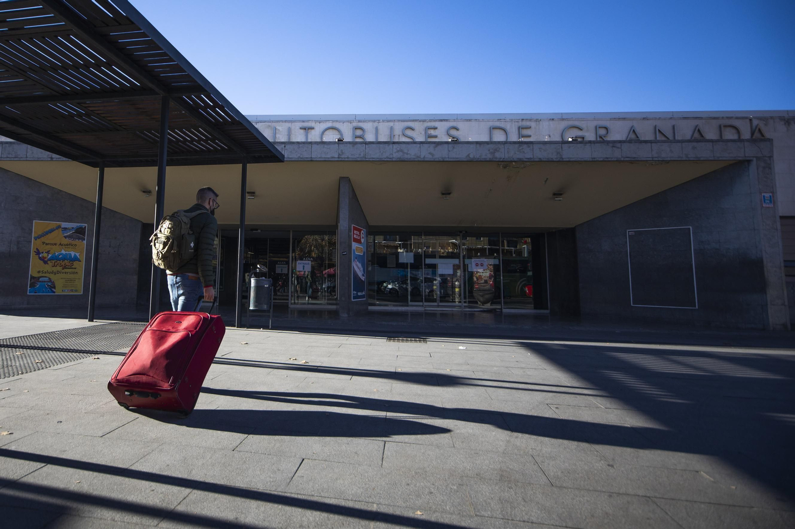 Imagen de archivo de la estación de autobuses de Granada