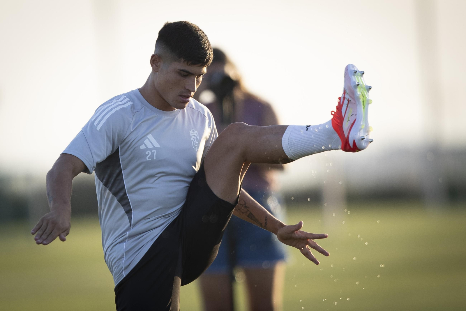 Un entrenamiento de pretemporada del Granada CF