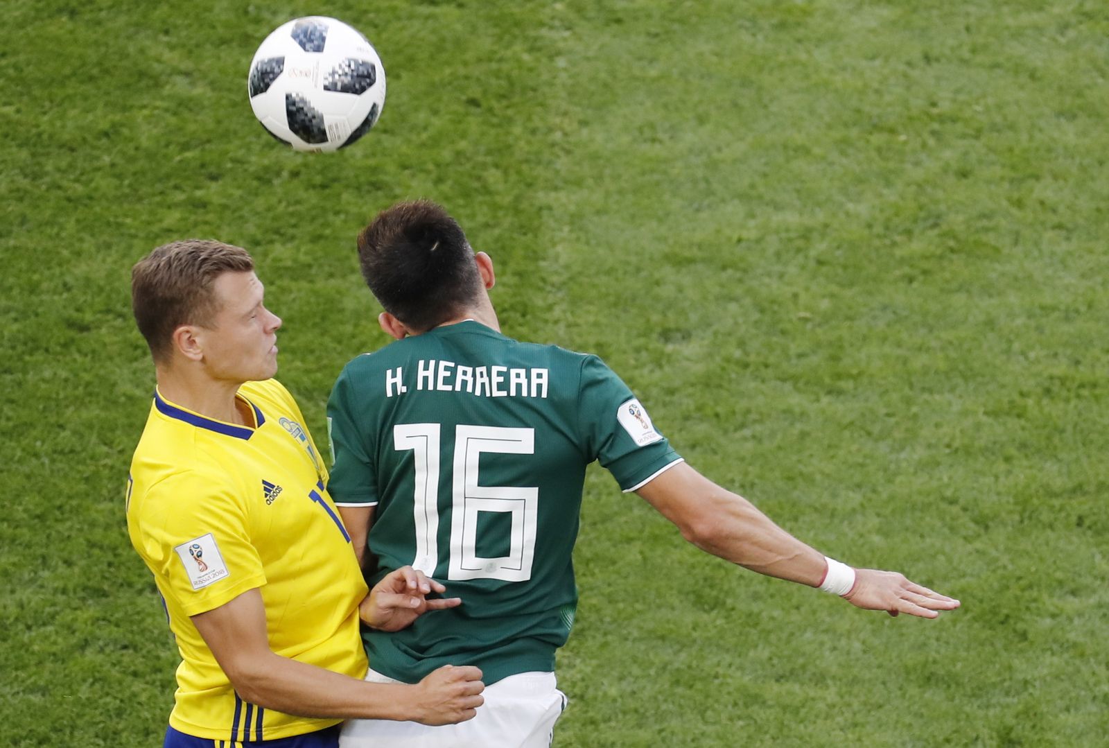 Las imágenes del México-Suecia