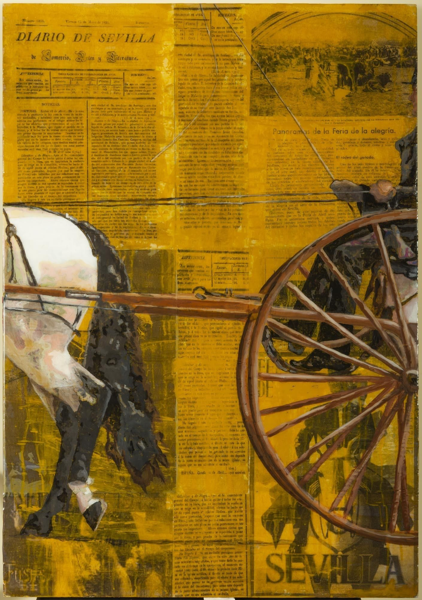 Obra ganadora para el cartel de la Exhibición de Enganches 2019.