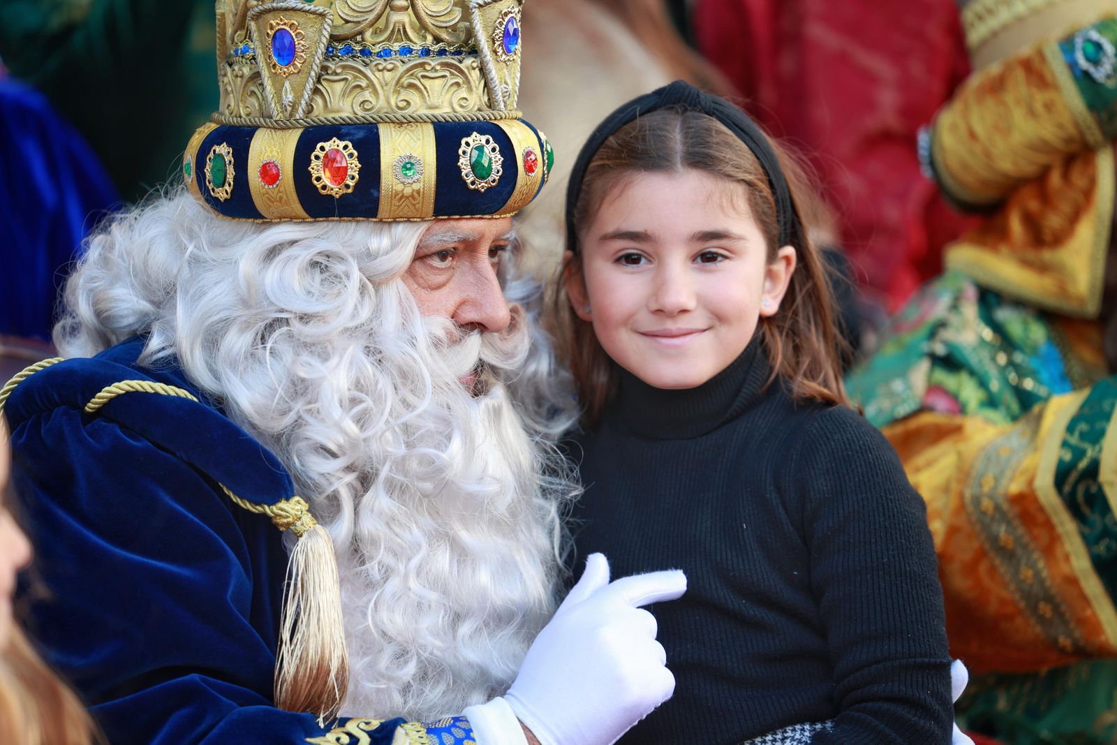 Las imágenes de la visita de los Reyes Magos a Cádiz