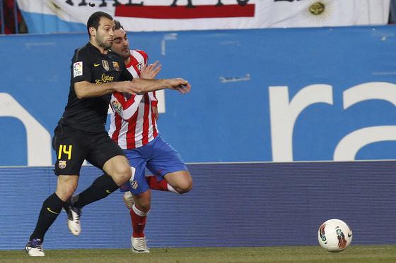 Las imágenes del Atlético- Barcelona