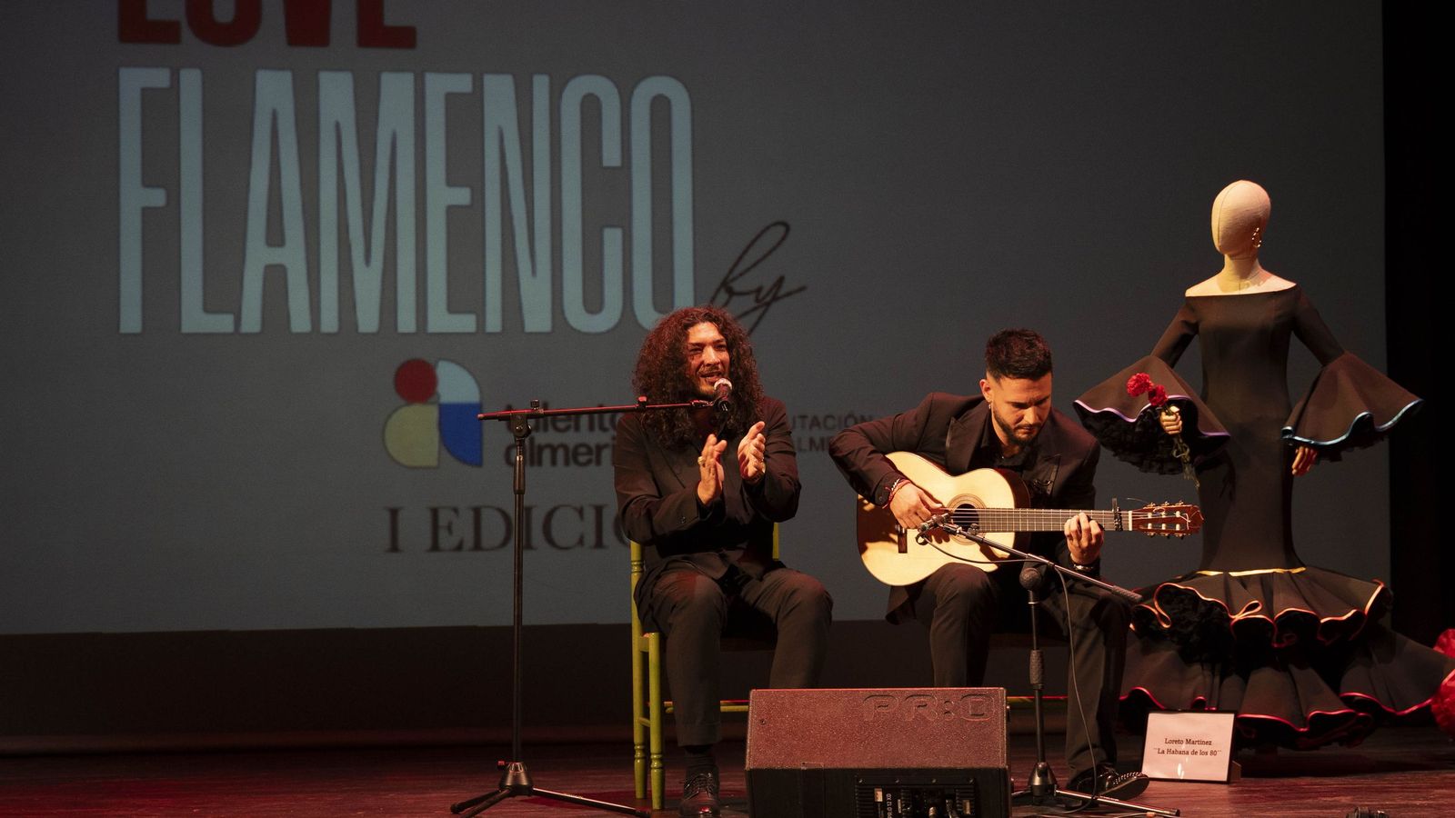 El cantaor Edu García con la guitarra de Antonio de Quero.