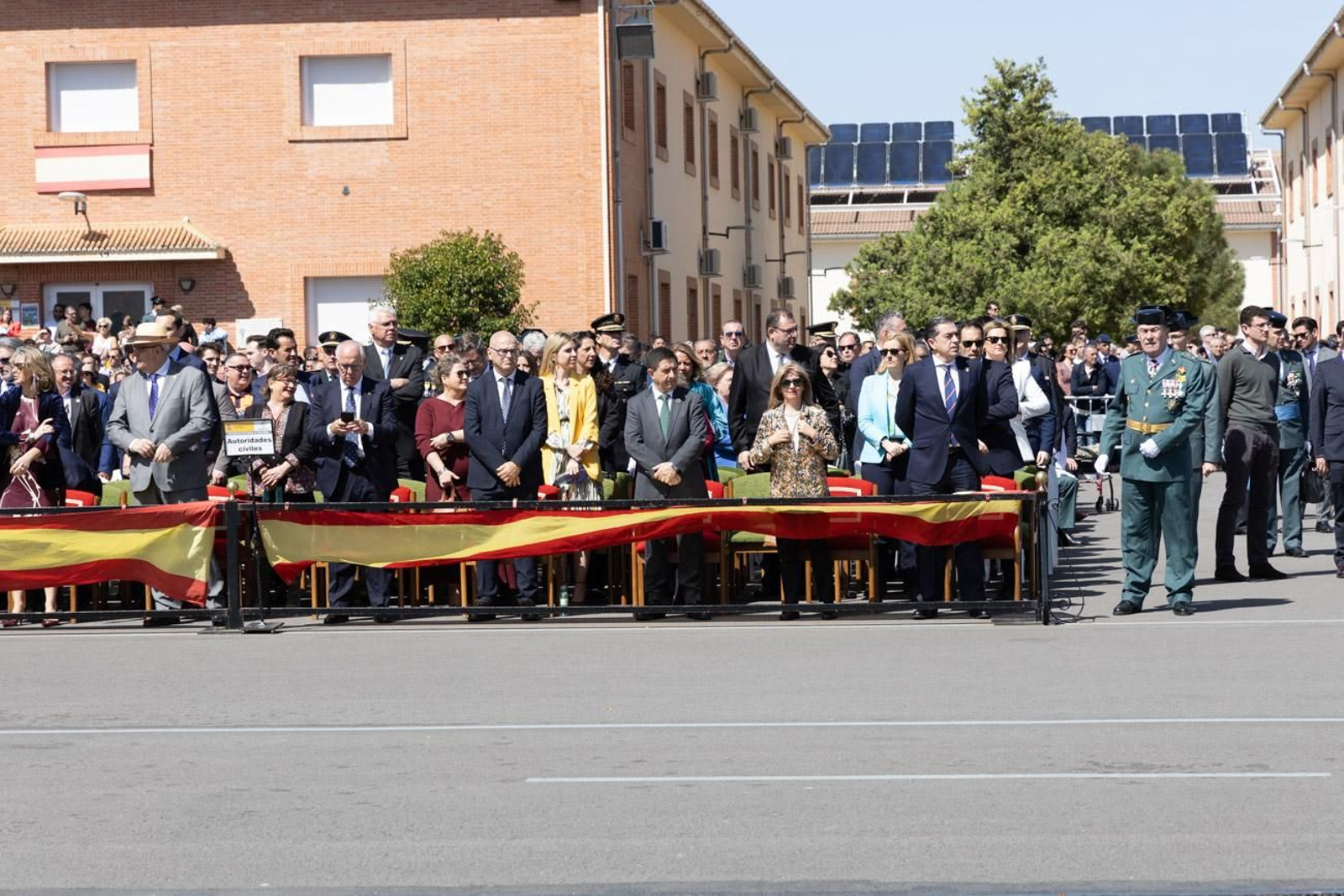 Jura de bandera de la 130ª promoción de guardias civiles de la Academia de Baeza